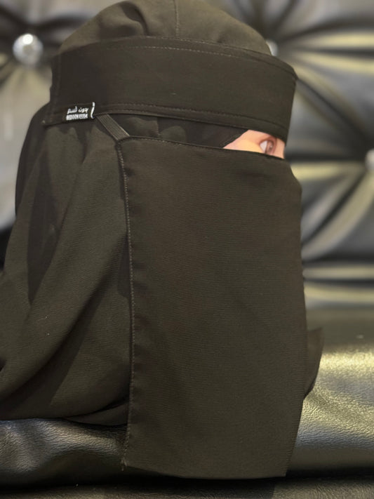 8 inch snap Saudi niqab